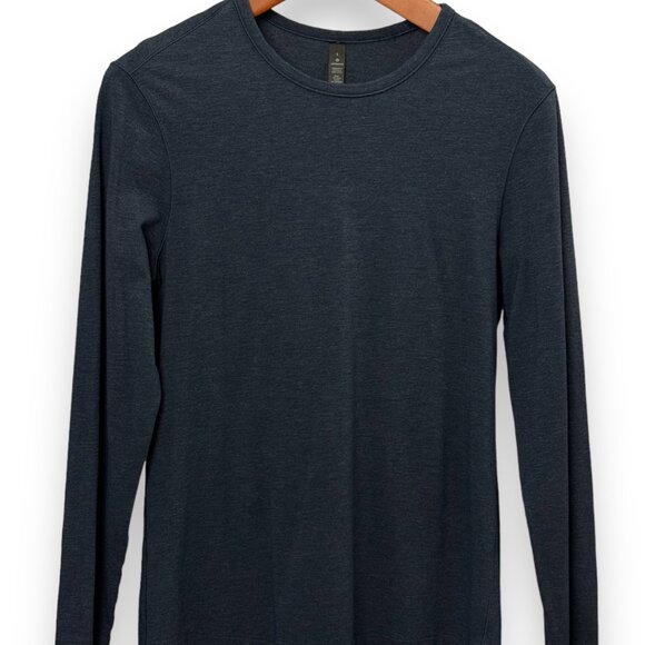 BNWOT 5 Year Basic Long Sleeve In Heathered Nautical Navy - Picture 5 of 7